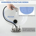 thumbnail image 7 of PROOX 4 in. Centerset Bathroom Sink faucet with Pull Out Sprayer Double Handles, 7 of 7