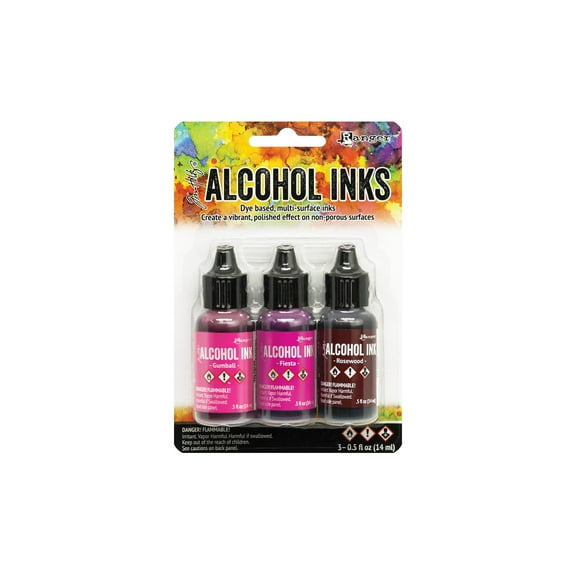 Ranger THoltz Alcohol Ink Set Pink/Red Spectrum