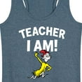 thumbnail image 3 of Dr. Seuss - Teacher I Am Sam I Am - Women's Racerback Tank Top, 3 of 6