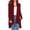 Red, variant on 2023 Women's Knitted Solid Color Long Sleeve Pocket Cardigan Top Petites Sweaters Shaker Zip Front Cardigan Womens Cardigans Long Sleeve Women Sweater Jacket Cardigan Womens Cardigan Sweater Holiday