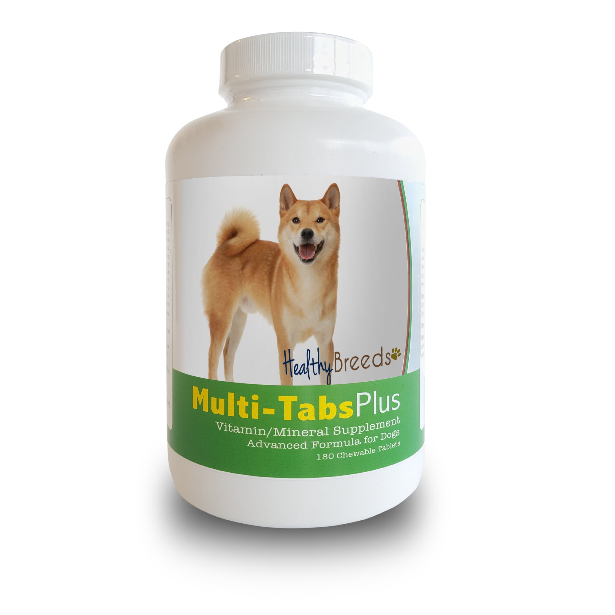 Healthy Breeds Dog Multi-Tab Vitamin and Mineral Supplement for Shiba Inu 180 Chews