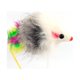 thumbnail image 3 of 2 uds divertido gato juguete pluma felpa ratón inferior lechón para gato gatito juguete, 3 of 4