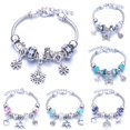 thumbnail image 2 of Hot Sale Pulsera De Diamantes Ajustable Pandora Mariposa Glaseado De Gran Agujero Con Cuentas, 2 of 4