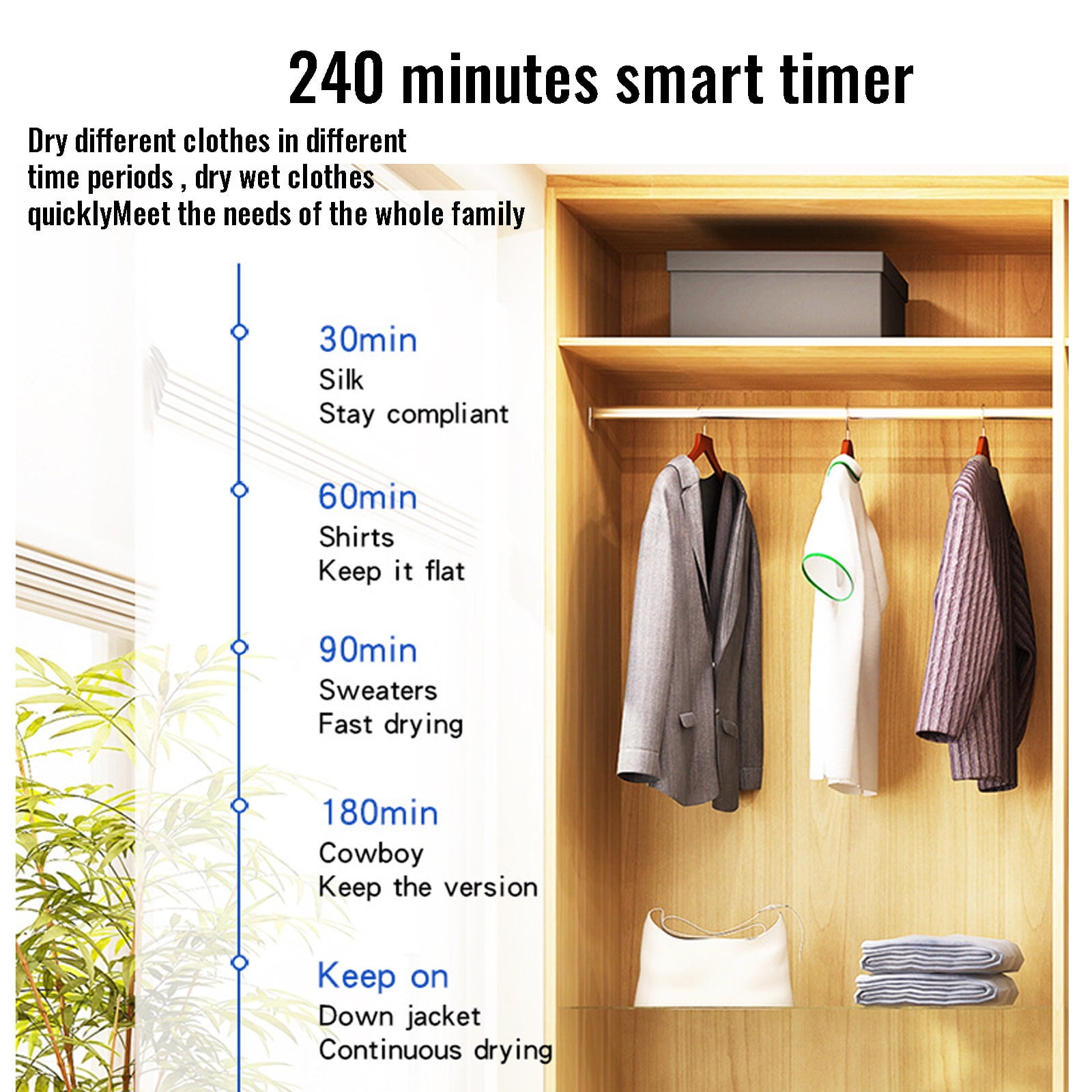 Uutvmp Household Folding - Dry Machines, 1500W Electric Heated Clothe Airer Dryer Rack, Portable Clothe Dryer With Remote Control Quiets 3 Gear Temperature Adjustment Portable Dryer for Clothes