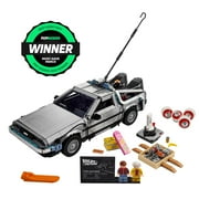 LEGO Icons Back to the Future Time Machine 10300, Model Car Building Kit, Based on the DeLorean from the Classic Movie