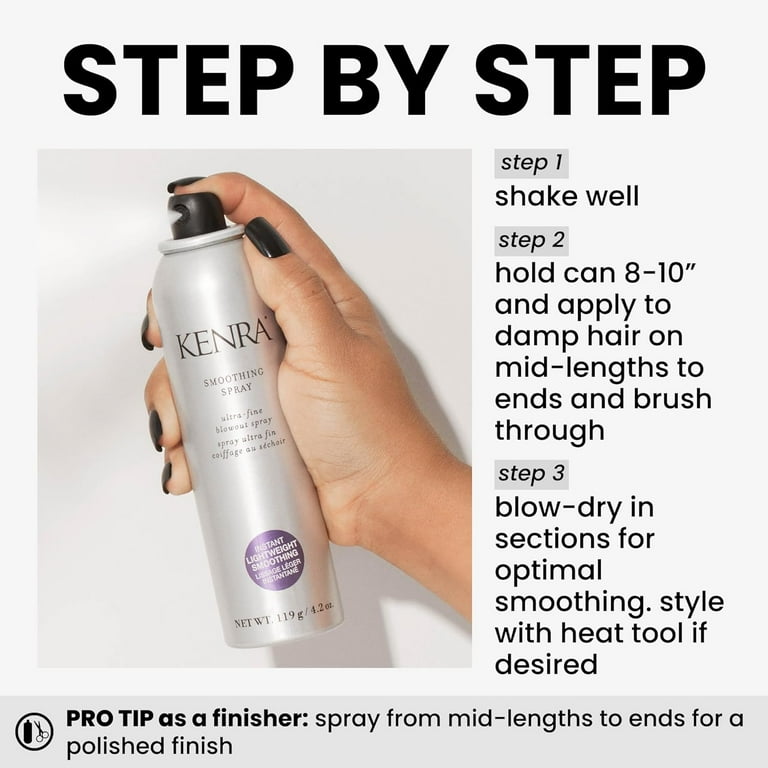 Kenra Medium Styling Hair Smoothing Spray Ultra Fine Blowout,
