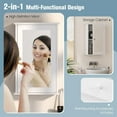 thumbnail image 4 of RONG-3 Bathroom Medicine Cabinet with Mirror, Wall Mounted Storage Cabinet with Single Mirrored Door and Adjustable Shelf for Bathroom, Living Room or Entryway,White, 4 of 8