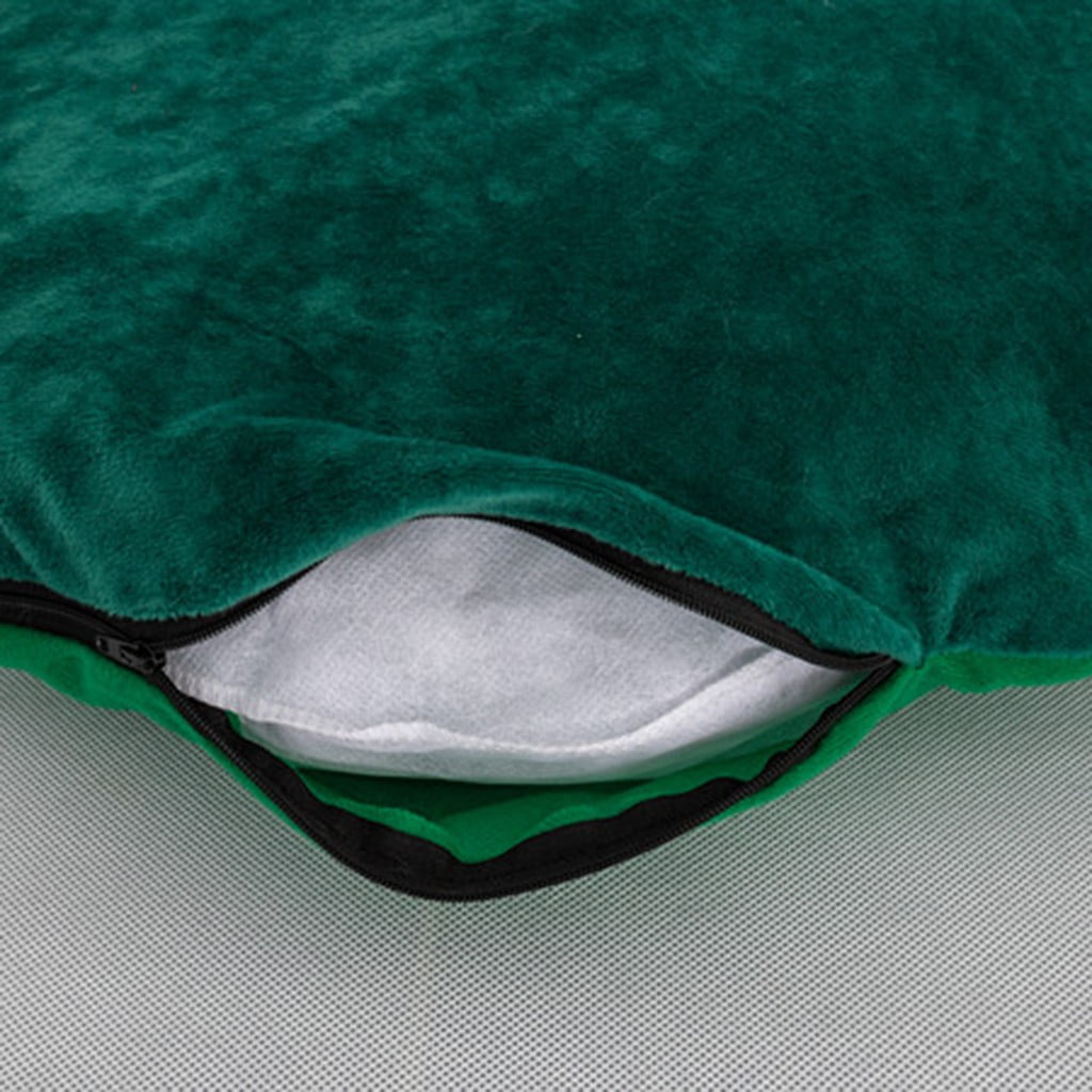 Summercome Christmas Tree Dog House, Cozy Dog Cave Pet Sleeping Bed Puppy Tent with Removable Cushion, Pets Bed for Large Dogs Cats Xmas Decoration, (Green, L Size 21.65in)
