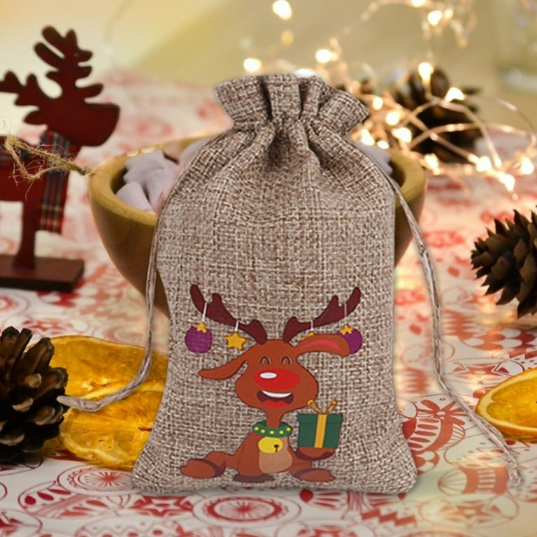 Xmas jute bags sale