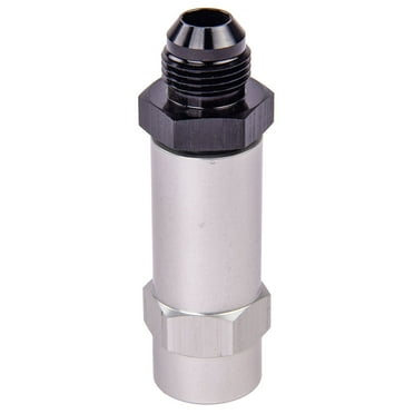 JEGS 15363 Fuel Cell Rollover Vent Valve -8 AN Male to -8 AN Female Fitting Exte
