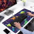 thumbnail image 2 of Long Mouse Pads for Desk,Space Dinosaurs Astr Dino Pattern Desk Mats on Top Of Desks, Desk Mouse Pad Extra Large with 3mm Non-Slip Base and Stitched Edge for Gaming,Office,Work,Home 31.5"x15.7", 2 of 6