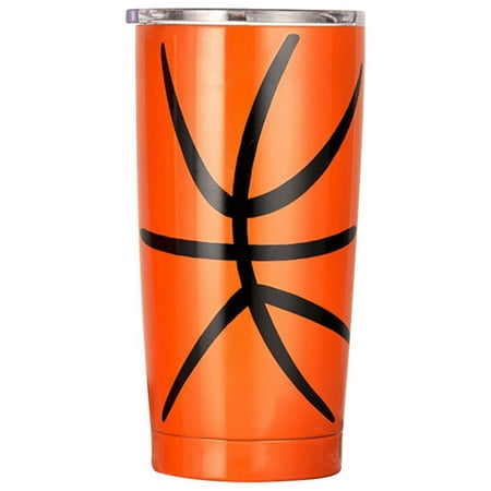 

AdXKenry Glass Spray Bottles Basketball Cup Sports Travel Cup Coffee Cup With Lid Stainless Steel Insulated Cup Men s Women s Mom s Team Boys Fan Gift 20/30 Oz (600/900 Ml)