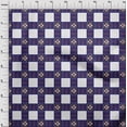 thumbnail image 3 of oneOone Cotton Poplin Fabric Check Ikat Decor Fabric Printed BTY 56 Inch Wide, 3 of 4