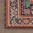 thumbnail image 5 of Boho Area Kitchen Rugs Sets of 2 Large House mats red Non Slip Decor Vintage Fuzzy Washable Pads 47x17 in, 5 of 6