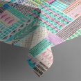 thumbnail image 3 of Boho Bohemia Flower Rectangle Tablecloth 60"x84",Waterproof Polyester Rectangle Table Cloth, Wipeable Spillproof Polyester Tablecloth for Dining, Camping, Indoor and Outdoor, 3 of 5