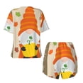 thumbnail image 5 of Lsque Hello Fall Gnomes 1 Women's Short-Sleeved Pajama Set - 2 Piece Soft and Lightweight Sleepwear Set-3X-Large, 5 of 9