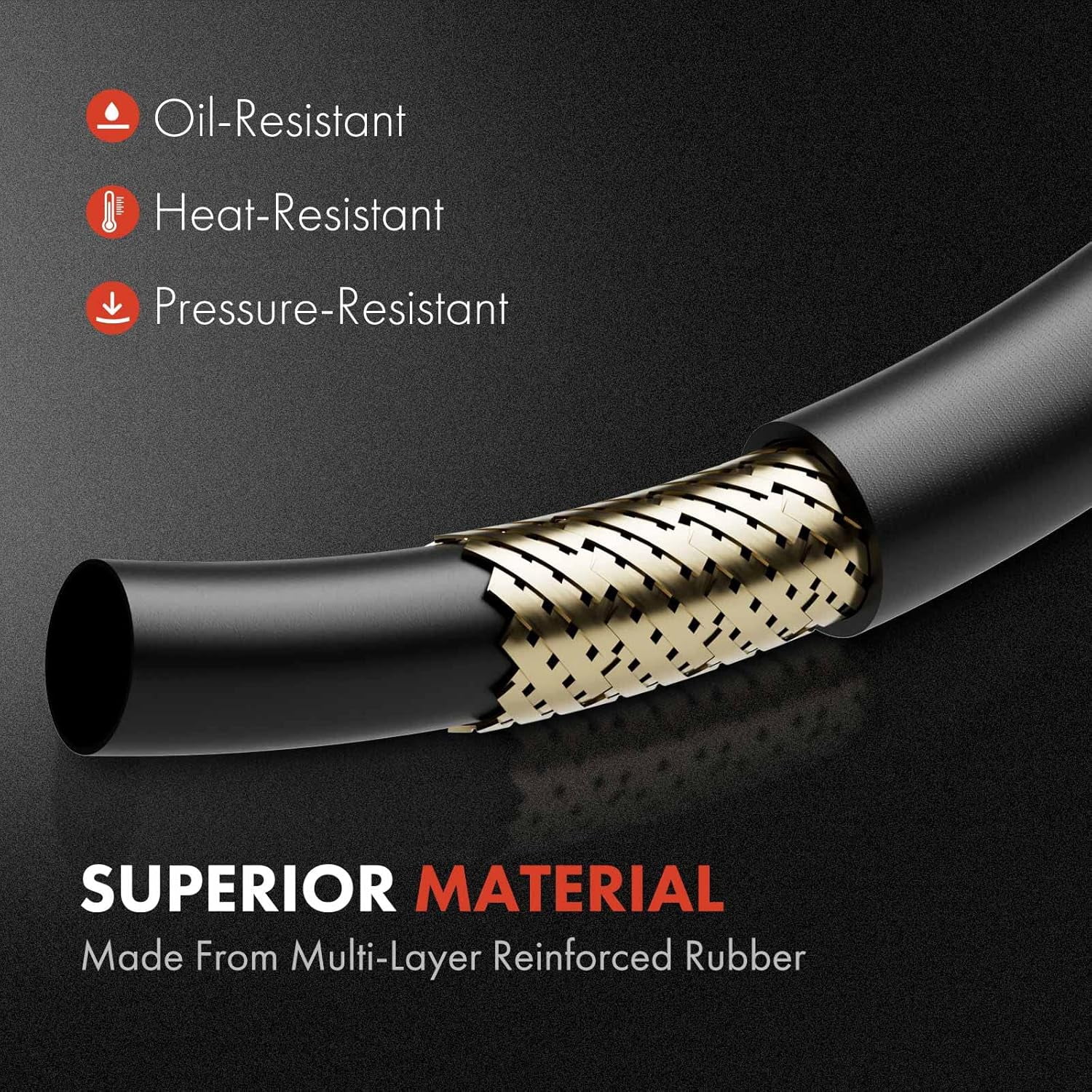 A-Premium Power Steering Reservoir/Suction Line Hose Assembly Compatible with Toyota Camry 1994-2001 Avalon 1995-1999 Solara 1999-2003 & Lexus ES300 1997-2001 3.0L Reservoir To Pump
