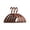 Coffee, variant on Scented Hanger Non-Slip No Shoulder Bump Wide Shoulder Swivel Hook Space Saving Style B for Closet Wardrobe Deodorizing Clothes Storage Organizer