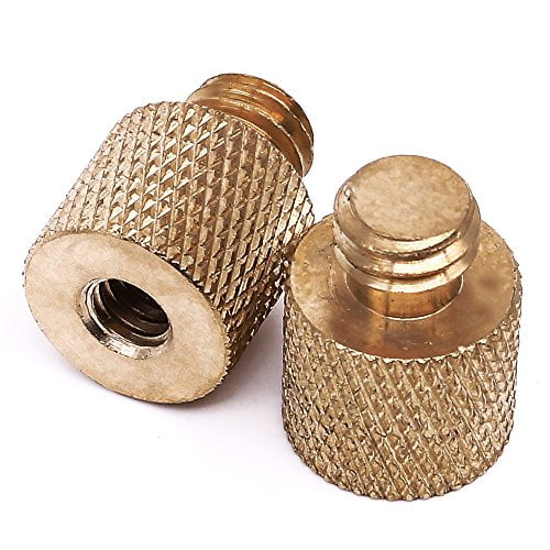 Standard 1/4"20 Female to 3/8"16 Male Threaded Reducer Screw Adapter