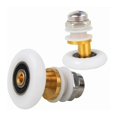 thumbnail image 5 of Shower Doors Shower Roller 4 Pieces Shower Roller Shower Door Wheel Shower Door Sliding Rollers Door Roller Replacement Wheel for Shower Door(23mm), 5 of 5