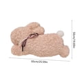 thumbnail image 3 of Easter Bunny Plush Toy, 50CM Soft Stuffed Animal Pillow, White Pink and Black Decorative Doll, Cozy Gift for Holiday and Birthday Celebrations, 19.68x9.84x1.96 Inches, 3 of 6