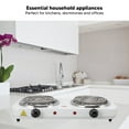 thumbnail image 4 of Electric Countertop Stove, 2000W Easy To Clean Overheat Protection Electric Hot Plate  for Apartments, 4 of 7