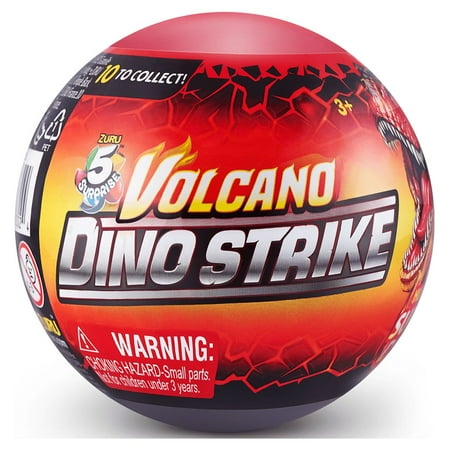 UPC: 0193052033024 | 5 Surprise Dino Strike Volcano Series 4 Novelty & Gag Toy by ZURU