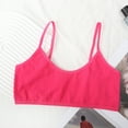 thumbnail image 2 of CYRBOKO Bars for Girls, Cotton Comfortable Cami Breathable Soft Teen Girls Bras Red Size S, 2 of 3