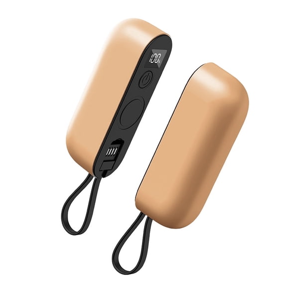 Hand Warmers Rechargeable 2 In 1 Handwarmer Rechargeable Hand Warmers 2 Pack For People Who Are Always Cold Portable Mini Pocket Heater For Exercise Bike Pedal Slide Board for Working Out