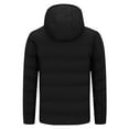 thumbnail image 5 of Herrnalise Outdoor Warm Clothing Heated For Riding Skiing Fishing Charging Via Heated Coat Black, 5 of 9