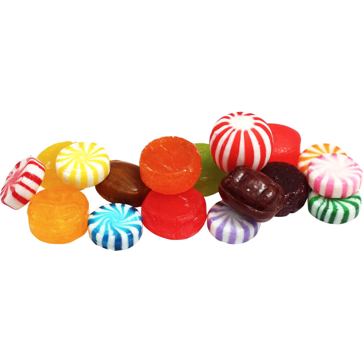 Lalees Assorted Hard Candy Mix, 4 lb Bulk Individually Wrapped Classic Candy Variety Pack for Candy Bowls, Offices, Parties & Events