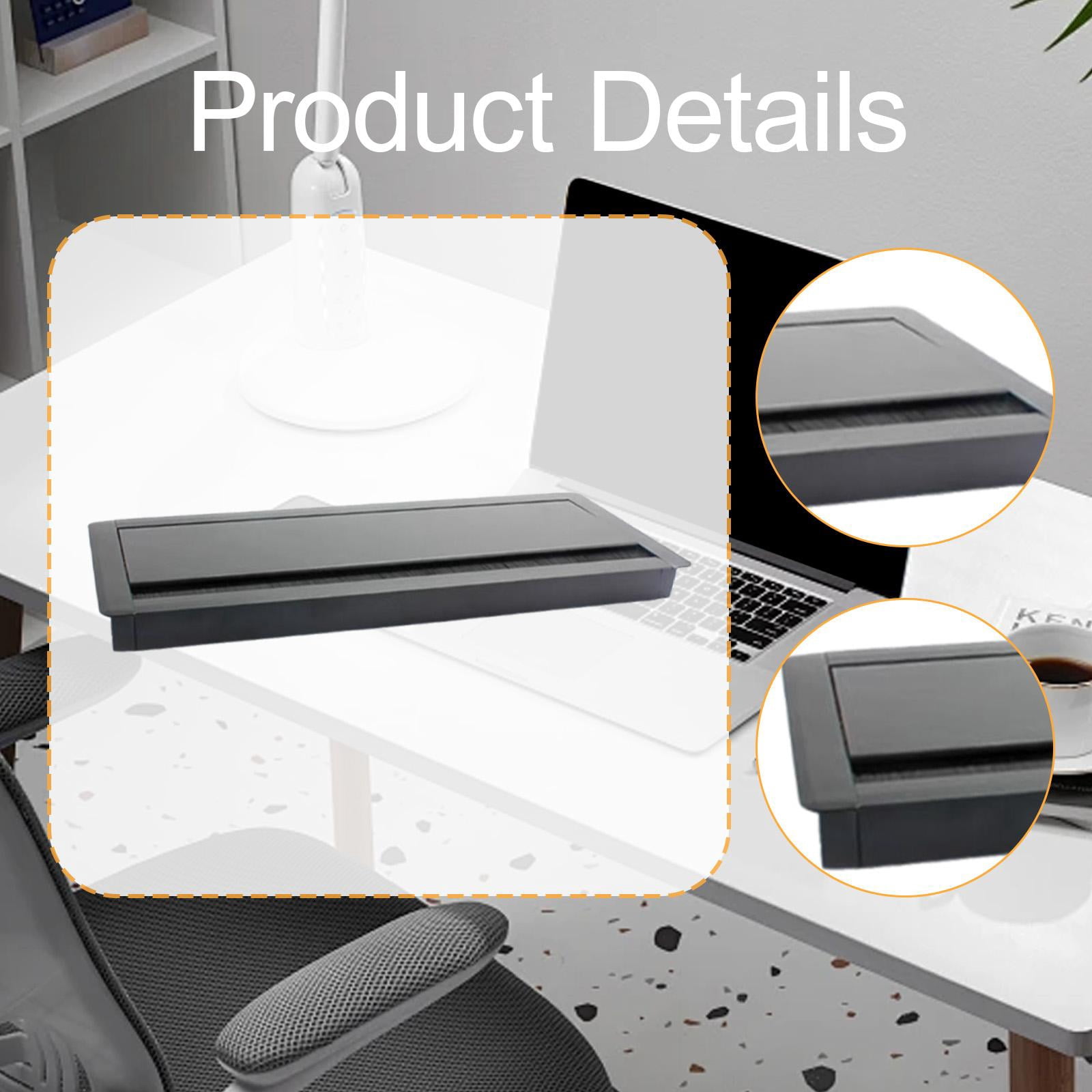 JWQFBC Desk Cable Management Box Wire Hide Efficient TV Wires Wire Storage Covers Cable Black