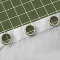 thumbnail image 4 of Homewish Vintage Rectangle Plaid Black Out Curtains, Stripes Ombre Curtains Pack of 2 (42x63 Each), Green Abstract Artwork Bedroom Curtains, Window Curtains Decor, 4 of 6