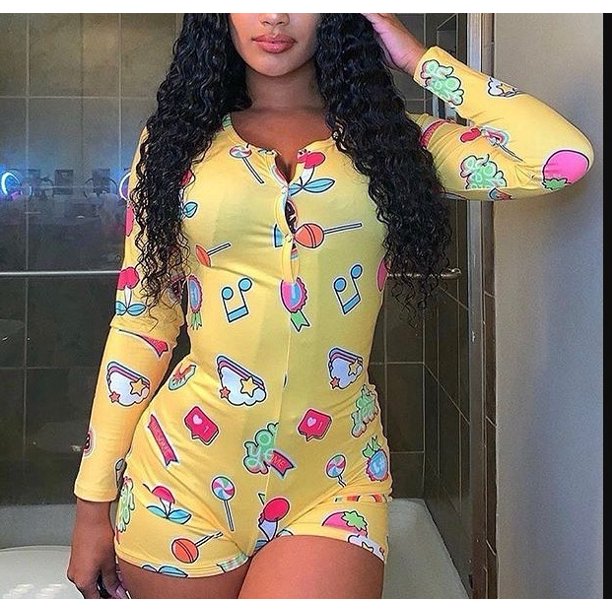 Long sleeve best sale pj romper