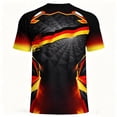 thumbnail image 6 of LEKWK Germany Soccer Jersey Men Short Sleeve Breathable National T-Shirt Quick-Dry Loose Fit Athletic Shirts Fashion Football Fan Soccer Jersey, 6 of 7