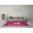thumbnail image 3 of Ahgly Company Indoor Rectangle Animal Pink Traditional Area Rugs, 4' x 6', 3 of 4