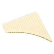 18 Pipe Pan Flute C Key ABS Resin Panpipes Traditional Wind Instrument for Beginners and Adults