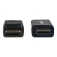 thumbnail image 5 of Manhattan DisplayPort 1.1 to HDMI Cable, 1080p@60Hz, 1m, Male to Male, DP With Latch, Black, Not Bi-Directional, Three Year Warranty, Polybag - Adapter cable - DisplayPort male latched to HDMI male - 3.3 ft - black - molded, 1080p support, 5 of 5