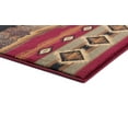 thumbnail image 5 of Nature Novelty 5' x 7' Red and Beige Polypropylene Indoor Area Rug, 5 of 9