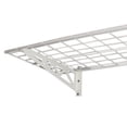 thumbnail image 7 of SafeRacks 18 x 36 Inch Garage Wall Shelf Two-Pack with Bike Tire Hooks, White, 7 of 7