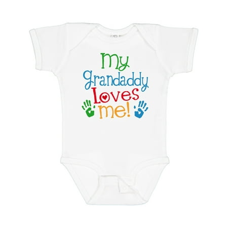 

Inktastic My Grandaddy Loves Me Outfit Gift Baby Boy or Baby Girl Bodysuit
