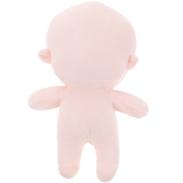 Muñeco de peluche de juguete, cuerpo en blanco, muñeco de juguete en blanco, muñeco de peluche DIY, adorable cuerpo en blanco.