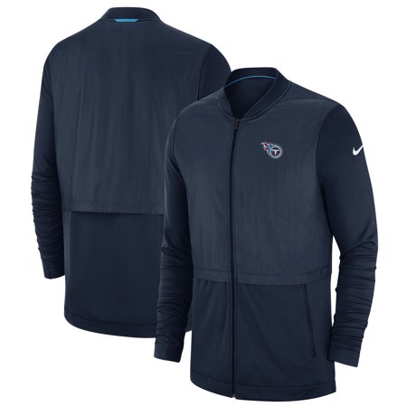 - Tennessee Titans Nike Sideline Elite Hybrid Full-Zip Jacket - Navy