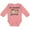 Mauve, variant on Inktastic My Grandpa Loves Me with Sloth and Hearts Boys or Girls Long Sleeve Baby Bodysuit