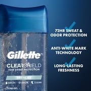 Gillette Antiperspirant and Deodorant for Men, Clear Gel, Arctic Ice, 3.8oz
