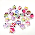thumbnail image 4 of 50pcs Cartoon Fish-Shaped Pattern Decorative Button Creative Wooden Buttons Novelty Mixed Random Fashion Round 2 Holes Buttons for Sewing Crafting Scrapbook(30-36mm), 4 of 6