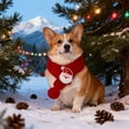 thumbnail image 6 of hengsof Knitted Christmas Scarves for Pets Soft Pet Scarves Festive Accessories for Dogs Cats Christmas Holiday Use Ideal for Pet Decor, 6 of 6