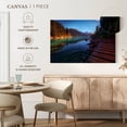 thumbnail image 5 of Elephant Stock Mountain Lake In Vivid Colors Wall Art - Horizontal Canvas Wall Art - Living Room Wall Decor - Nature Canvas - Green And Teal Decor - 12" x 8", 5 of 8