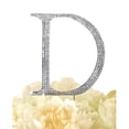 thumbnail image 6 of Le Prise Rhinestone Letter Wedding Cake Topper, 6 of 7