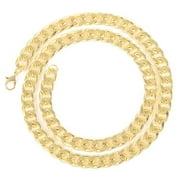 Rhinestone Paved Miami Rhombus Cuban Necklace Men Jewelry
